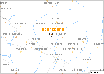 map of Karanganom