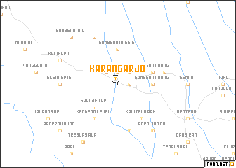 map of Karangarjo
