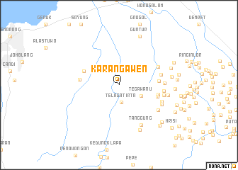 map of Karangawen