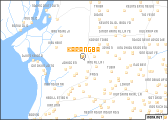 map of Karang Ba