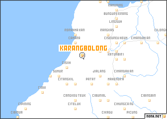 map of Karangbolong