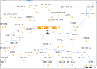 map of Karangbowo