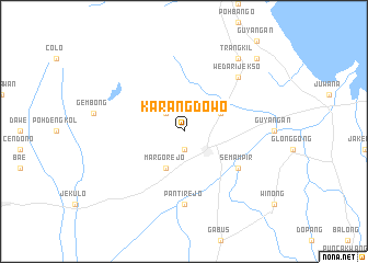 map of Karangdowo