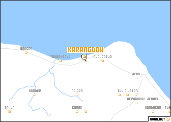 map of Karangdow