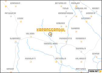 map of Karanggandul