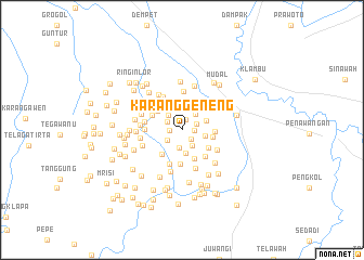 map of Karanggeneng