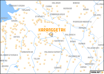 map of Karanggetak