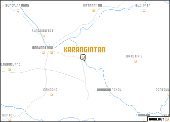 map of Karangintan