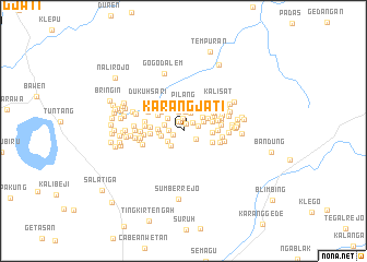 map of Karangjati