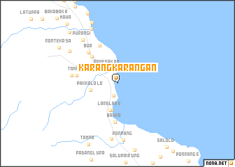 map of Karangkarangan