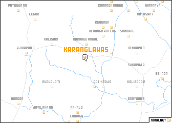 map of Karanglawas