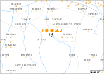 map of Karanglo