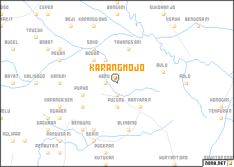 map of Karangmojo