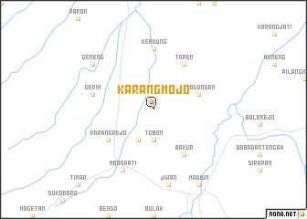 map of Karangmojo