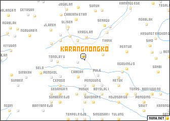 map of Karangnongko