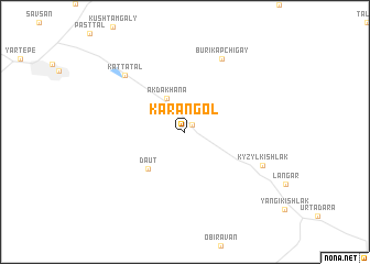 map of Karangol