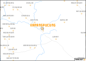 map of Karangpucung