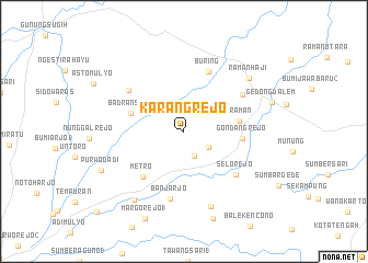 map of Karangrejo