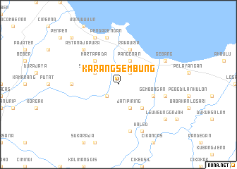 map of Karangsembung