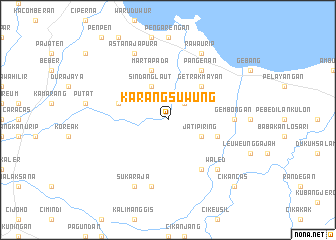 map of Karangsuwung