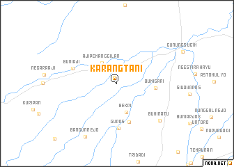 map of Karangtani