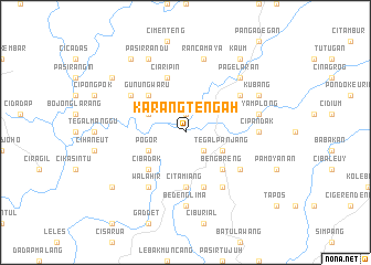 map of Karangtengah