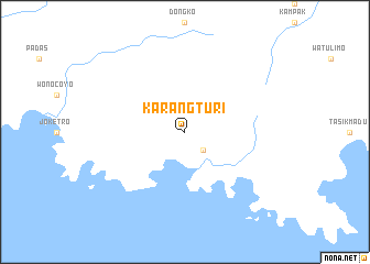 map of Karangturi