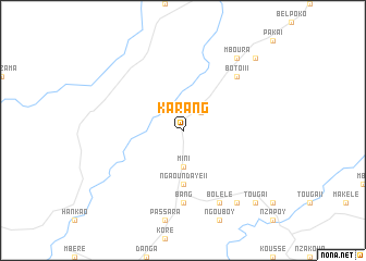 map of Karang