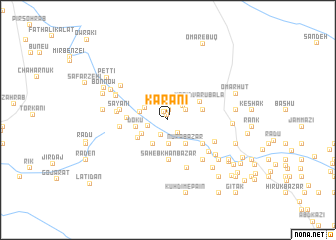 map of Kārānī