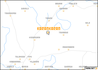 map of Karankaran