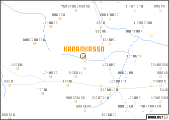 map of Karankasso