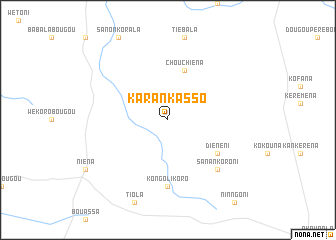 map of Karankasso