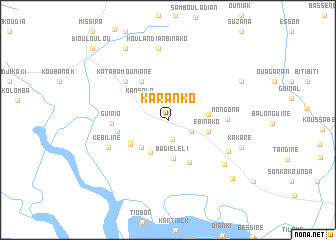 map of Karanko