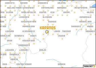 map of Karános