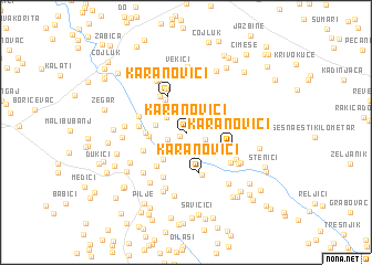 map of Karanovići