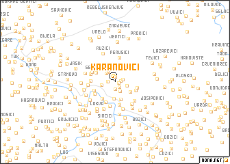 map of Karanovići