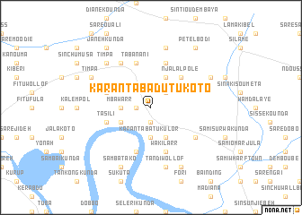 map of Karantaba Dutu Koto