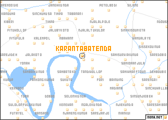 map of Karantaba Tenda