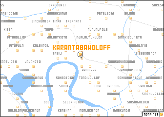 map of Karantaba Woloff