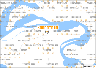 map of Karantaba