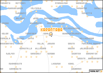 map of Karantaba