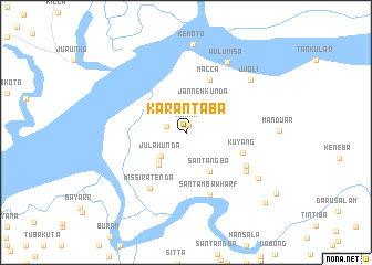 map of Karantaba