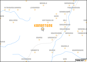 map of Karantéré