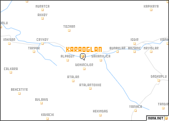 map of Karaoğlan