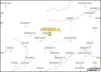 map of Karaoğlu