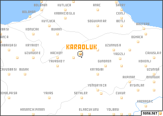 map of Karaoluk