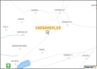 map of Karaömerler