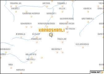 map of Karaosmanlı