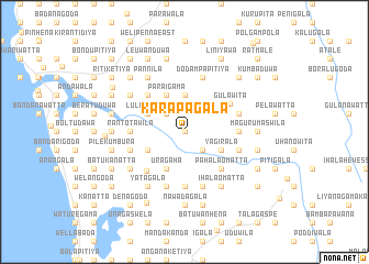 map of Karapagala