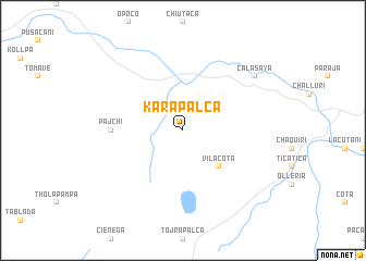 map of Karapalca